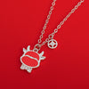 Necklace S925 Sterling Silver Zodiac Bull Pendant Electroplating Cross Chain Creative Accessories