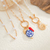 Necklace Set Alloy Beaded With Bow Star Pattern Electroplating For Women