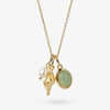 Necklace Shell Conch Dongling Jade Copper Titanium Steel Gold Plated Vintage Natural Style Unisex