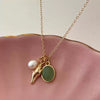 Necklace Shell Conch Dongling Jade Copper Titanium Steel Gold Plated Vintage Natural Style Unisex