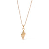 Necklace Shell Conch Pendant Titanium Steel Geometric Simple Retro Light Luxury Women's Electroplating O Word Chain