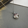 Necklace Shell Pearl Copper Titanium Steel O Word Chain Electroplating Simple Elegant Women's