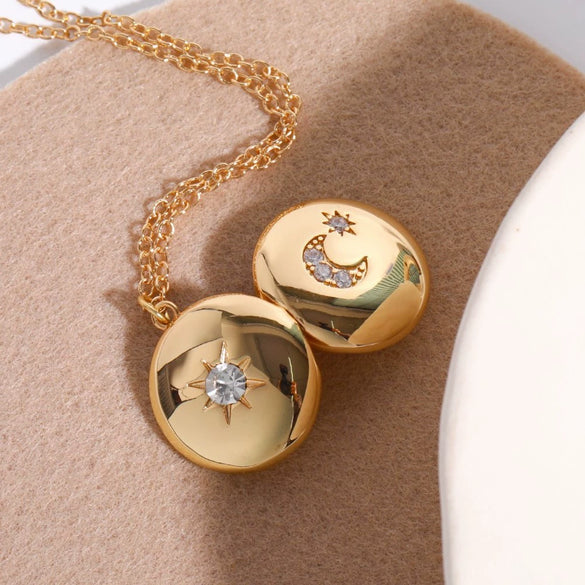 Necklace Shell Titanium Steel Geometric Electroplated Cuban Chain Real Gold Plated Color Preservation
