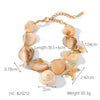 Necklace Shell Titanium Steel Geometric Electroplating Starfish Conch Style