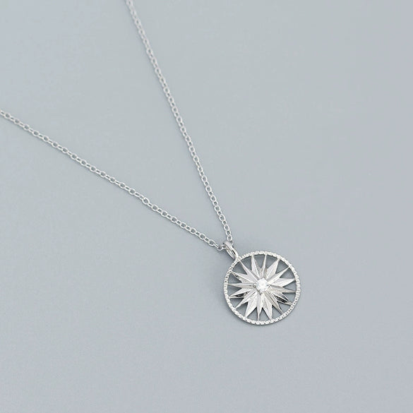 Necklace 925 Silver Geometric Electroplating Design For Women