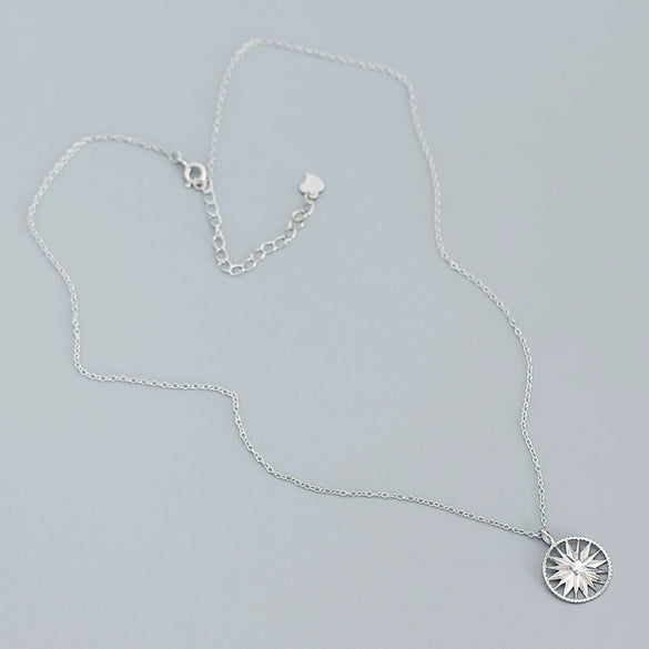 Necklace 925 Silver Geometric Electroplating Design For Women
