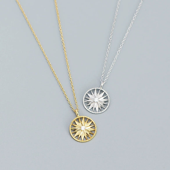 Necklace 925 Silver Geometric Electroplating Design For Women