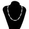 Necklace Soft Pottery Geometric Black And White Splicing