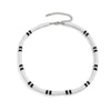 Necklace Soft Pottery Geometric Black And White Splicing
