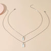 Necklace Square Pendant Titanium Steel And Stainless Steel Electroplating Geometric Simple Style For Men And Women