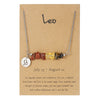 Necklace Stainless Steel Alloy Gravel Geometric Constellation Pendant O Word Chain