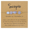 Necklace Stainless Steel Alloy Gravel Geometric Constellation Pendant O Word Chain