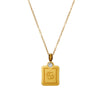 Necklace Stainless Steel Constellation Pendant Titanium Steel 18K Gold Plated