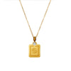 Necklace Stainless Steel Constellation Pendant Titanium Steel 18K Gold Plated