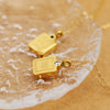 Necklace Stainless Steel Constellation Pendant Titanium Steel 18K Gold Plated