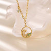 Necklace Stainless Steel Copper Animal Zodiac Baroque Pastoral Style Electroplating