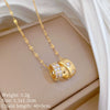 Necklace Stainless Steel Copper Animal Zodiac Cartoon Minimalist Style