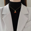 Necklace Stainless Steel Copper Animal Zodiac Cartoon Style Titanium Steel