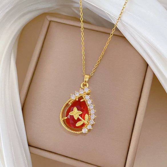 Necklace Stainless Steel Copper Animal Zodiac Cartoon Style