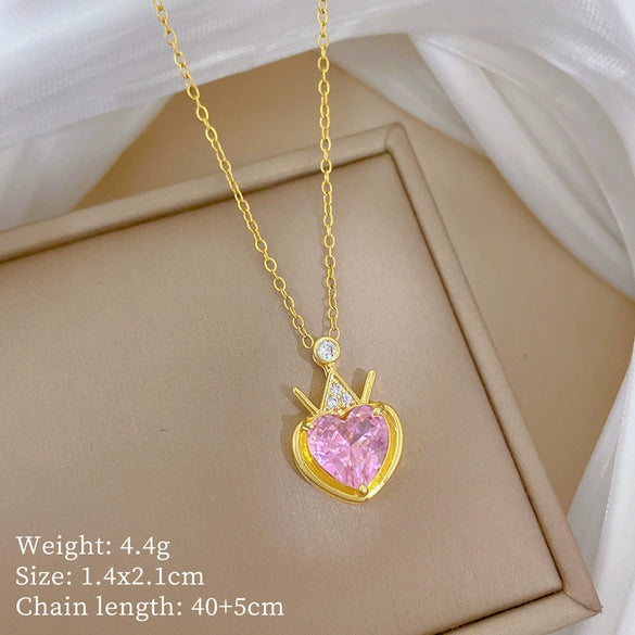 Necklace Stainless Steel Copper Animal Zodiac Cartoon Style
