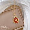 Necklace Stainless Steel Copper Animal Zodiac Cartoon Style