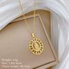 Necklace Stainless Steel Copper Eggshaped Animal Zodiac Cartoon Style
