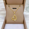 Necklace Stainless Steel Copper Geometric Arrow Through The Heart Design