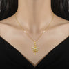 Necklace Stainless Steel Copper Geometric Butterfly Design