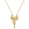 Necklace Stainless Steel Copper Geometric Butterfly Flower Fairy Luxury Temperament Gorgeous For Women