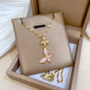 Necklace Stainless Steel Copper Geometric Butterfly Full Diamond Dripping Oil Light Luxury Temperament Unisex