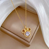 Necklace Stainless Steel Copper Geometric Butterfly Light Luxury Elegant Gorgeous Unisex