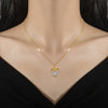 Necklace Stainless Steel Copper Geometric Butterfly Light Luxury Elegant Gorgeous Unisex