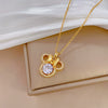 Necklace Stainless Steel Copper Geometric Butterfly Light Luxury Elegant Gorgeous Unisex