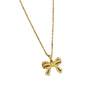 Necklace Stainless Steel Copper Geometric Butterfly Zircon For Women