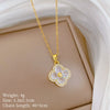 Necklace Stainless Steel Copper Geometric Cartoon Minimalist Style