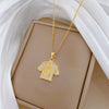 Necklace Stainless Steel Copper Geometric Cartoon Minimalist Style