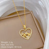 Necklace Stainless Steel Copper Geometric Cartoon Minimalist Style