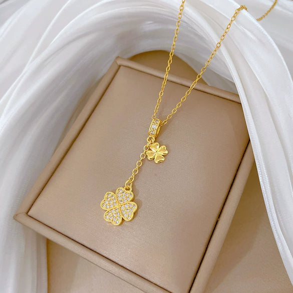 Necklace Stainless Steel Copper Geometric Cartoon Minimalist Style