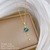 Necklace Stainless Steel Copper Geometric Cartoon Style Titanium Steel Chain