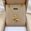 Necklace Stainless Steel Copper Geometric Cartoon Style