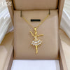 Necklace Stainless Steel Copper Geometric Cartoon Style