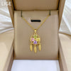 Necklace Stainless Steel Copper Geometric Cartoon Style