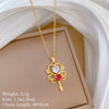Necklace Stainless Steel Copper Geometric Cartoon Style