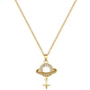 Necklace Stainless Steel Copper Geometric Cartoon Style