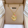 Necklace Stainless Steel Copper Geometric Cartoon Style