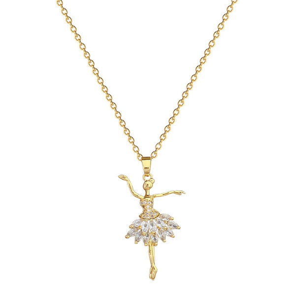 Necklace Stainless Steel Copper Geometric Cartoon Style