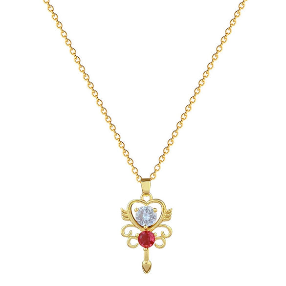 Necklace Stainless Steel Copper Geometric Cartoon Style