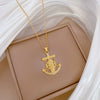Necklace Stainless Steel Copper Geometric Cartoon Style
