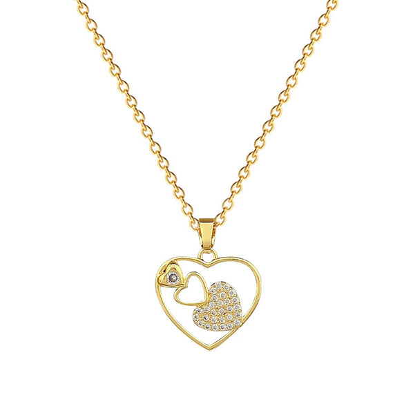 Necklace Stainless Steel Copper Geometric Cartoon Style