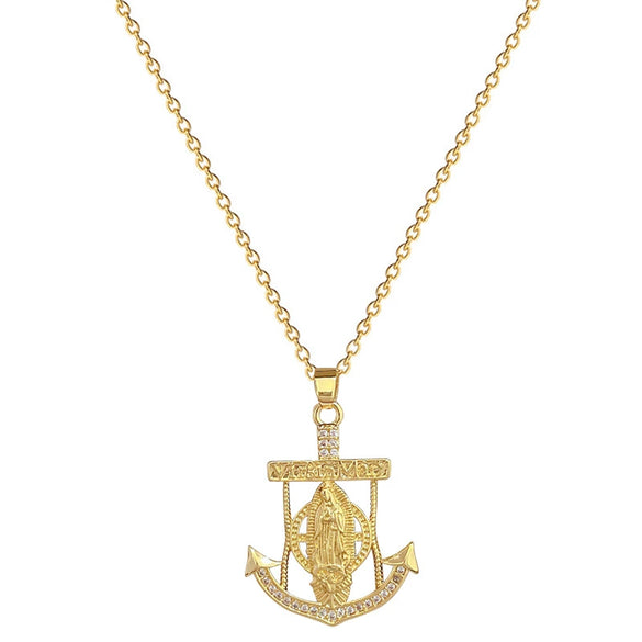 Necklace Stainless Steel Copper Geometric Cartoon Style